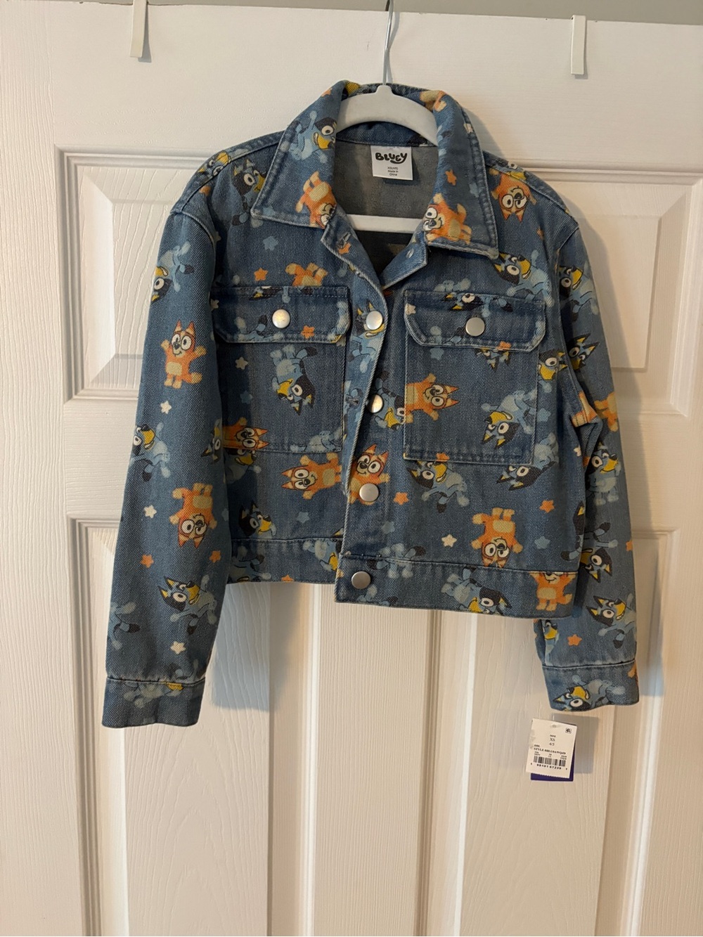 NWT! Bluey Kids Denim Jacket